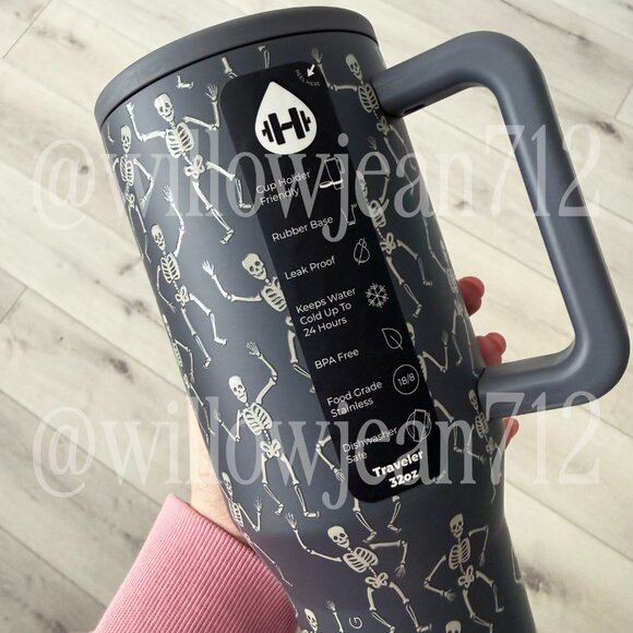 “Dead Serious" HydroJug 32 oz Traveler Tumbler - Halloween - Limited Edition - Picture 3 of 4